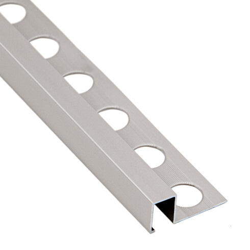 LISTELO ALUMINIO 12X10 2.60 MTS PLATA MATE ALUMACER 000
