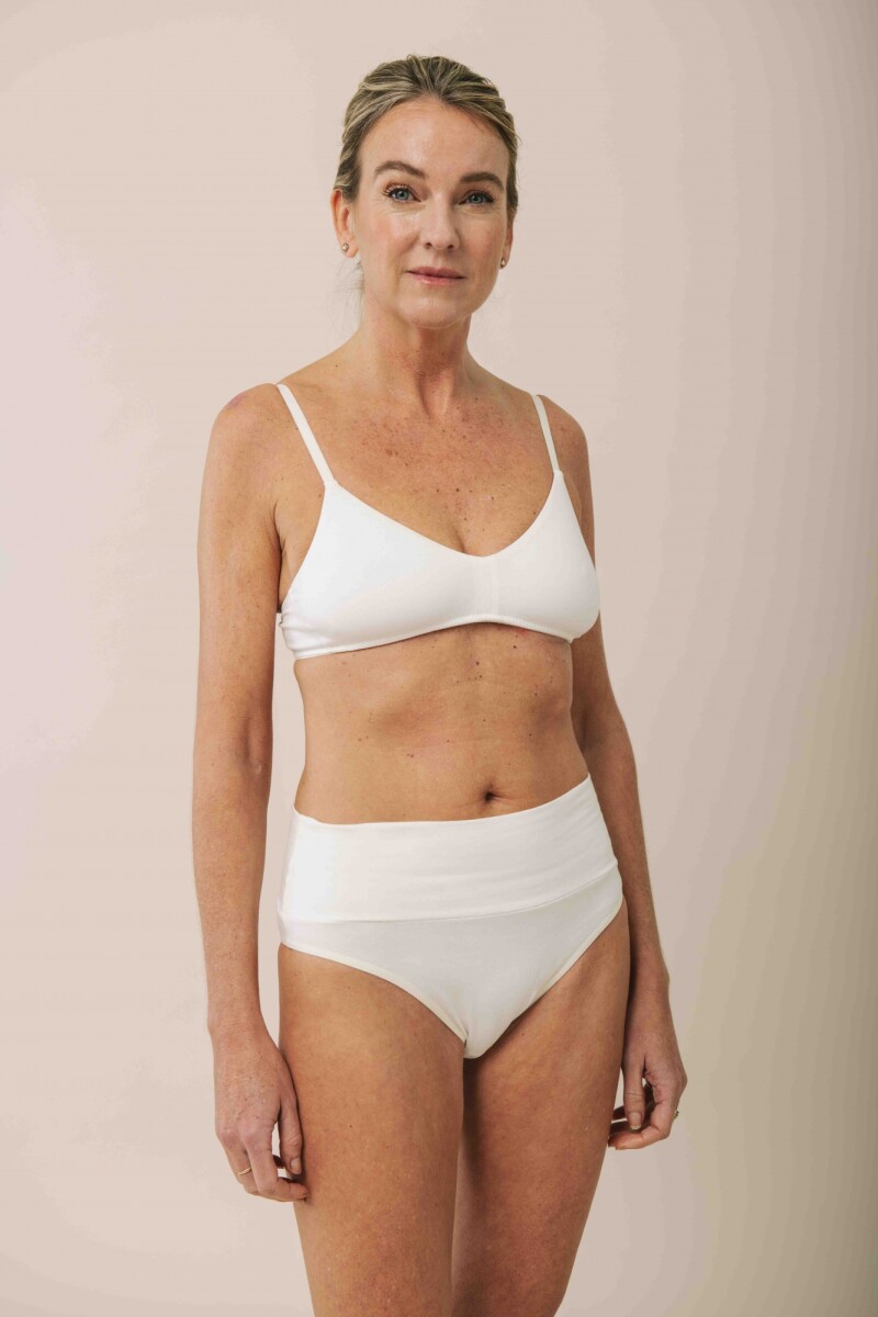 Culotte Gracia [B84] Algodón Crema