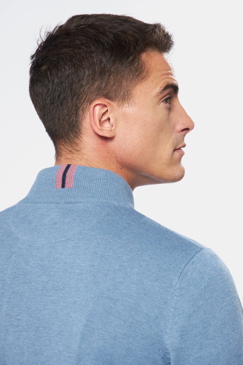 BUZO TEJIDO MEDIO CIERRE Denim