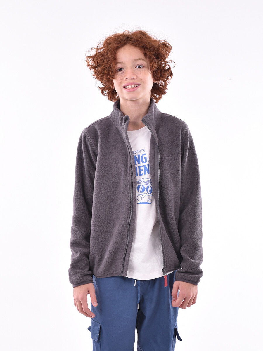 CAMPERA SIMO - GRIS OSCURO 