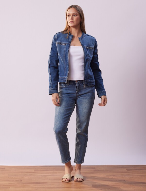 Camperita Zips JEAN OSCURO