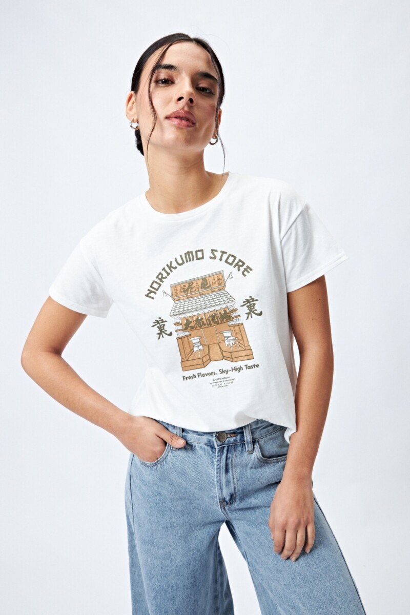REMERA NORIKUMO Blanco