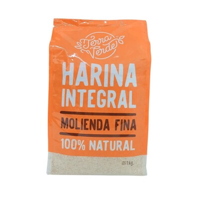 Harina Integral Terra Verde Fina 1Kg Harina Int Org 1kg Terra Verd