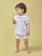 Pijama Rayas Con Estrellas Blanco