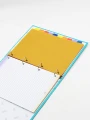 CARPETA CON FOLIOS A4 VERDE AQUA