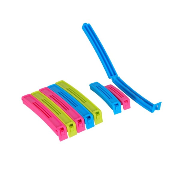 Set de 6 clips plásticos cierra bolsas Set de 6 clips plásticos cierra bolsas
