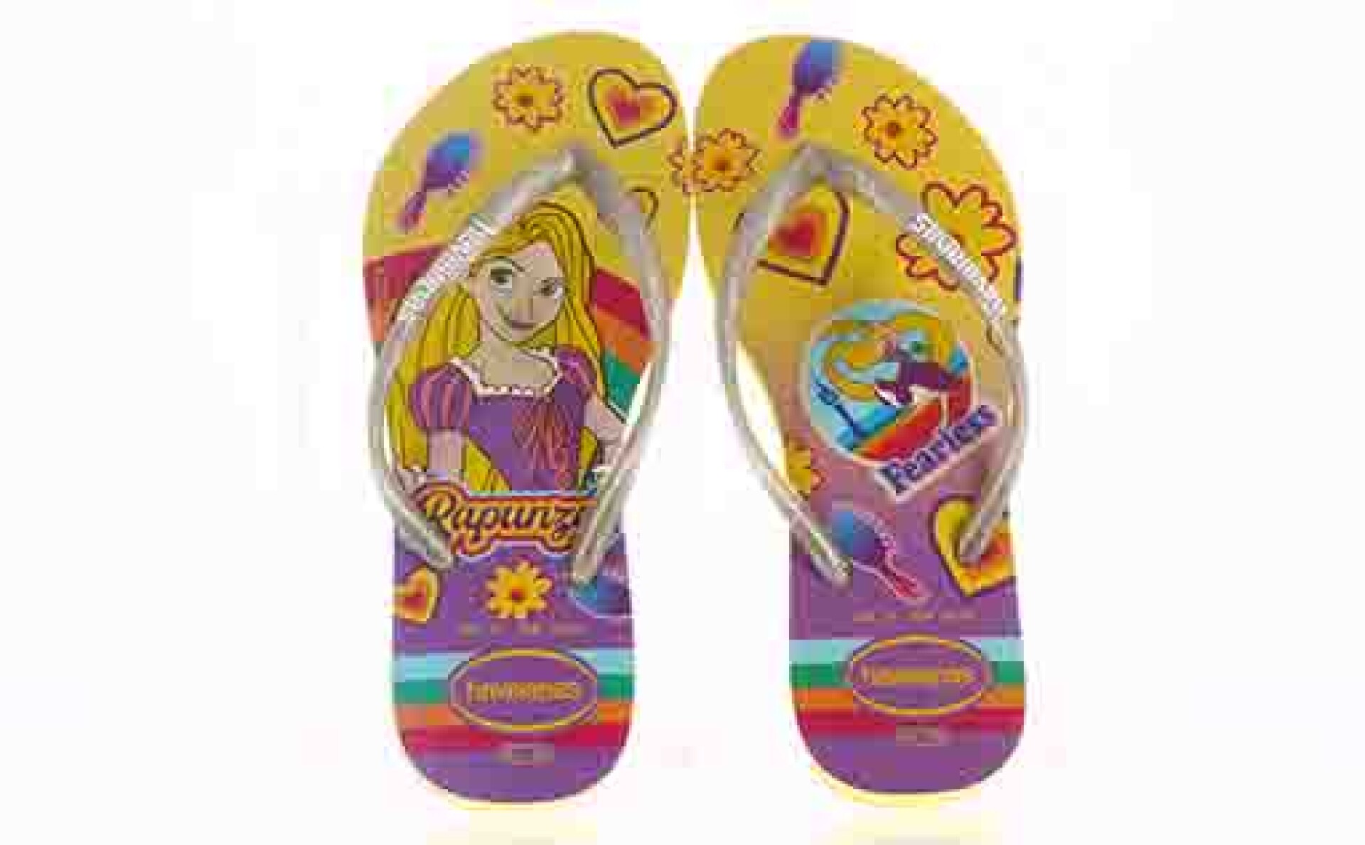 Sandalias Infantiles Havaianas Kids Slim Princes Havaianas - Amarillo - Dorado 