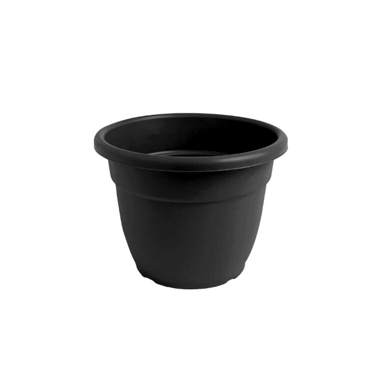 MACETA REDONDA 55CM 54 LITROS NEGRO