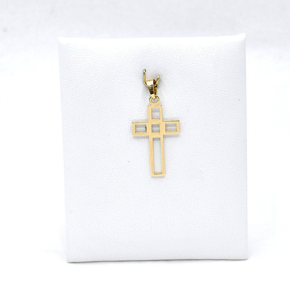 Cruz Calada En Oro 18K Cruz Calada En Oro 18K