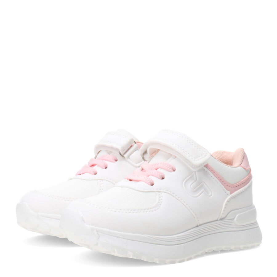 Championes Infantiles Push Blanco - Rosado