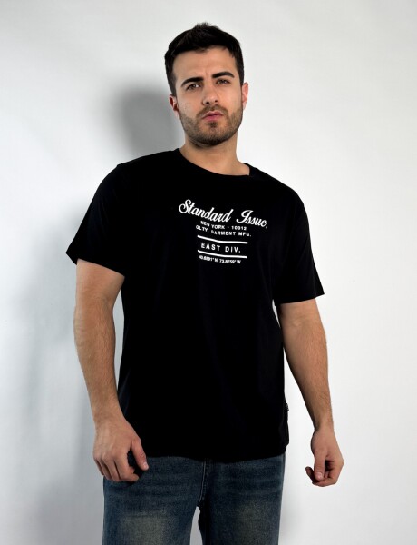 Remera estampada Buley Negro