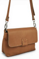 Morral con solapa chico Tostado