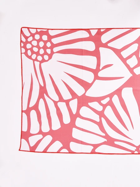 TOALLA PLAYERA MICROFIBRA ROJO
