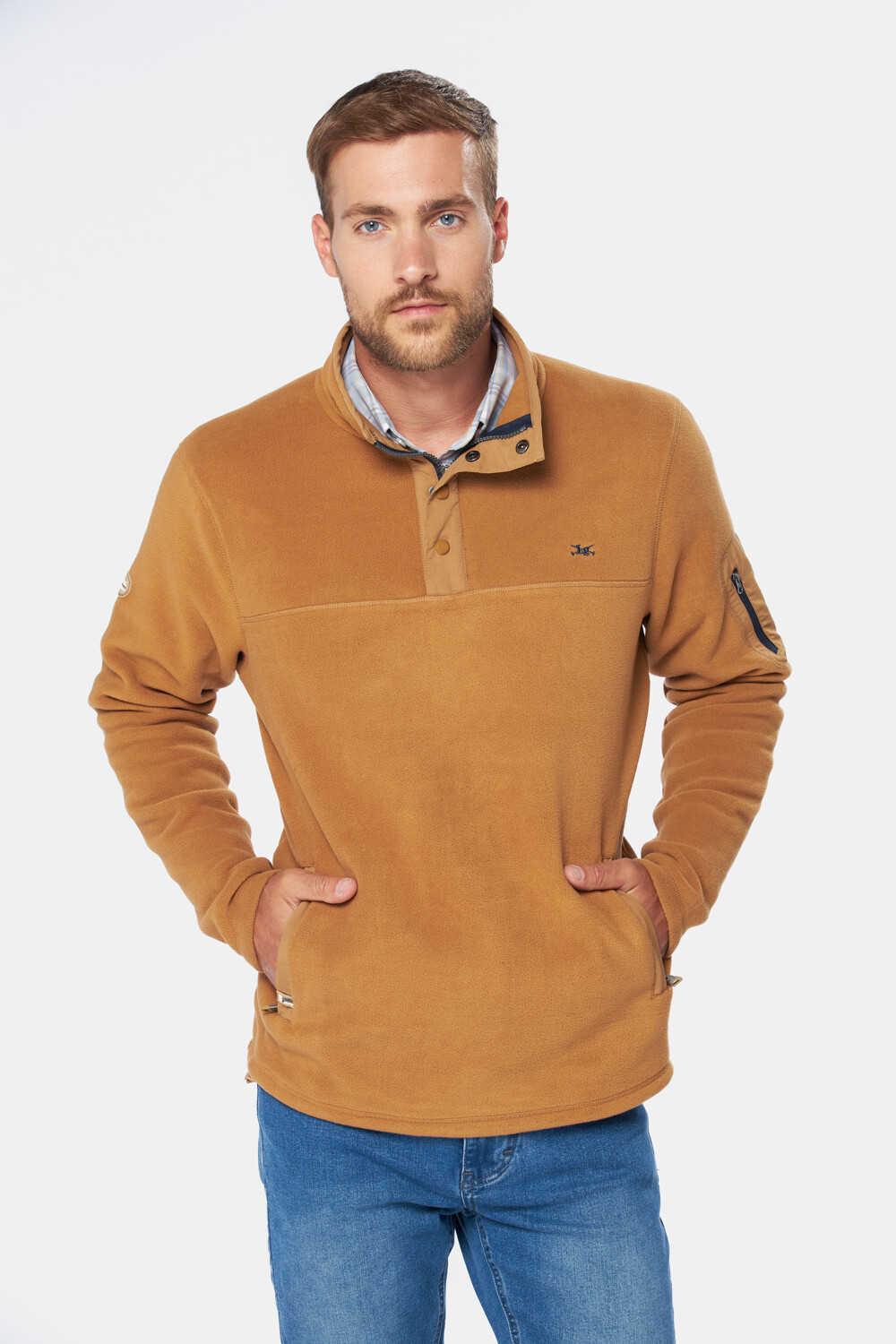 BUZO POLAR DE ABRIGO Mostaza