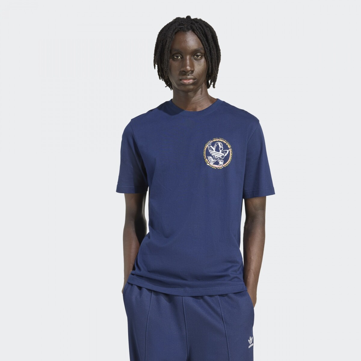 Remera Adidas Trifolio - Azul 