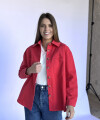 Camisa gabardina roja