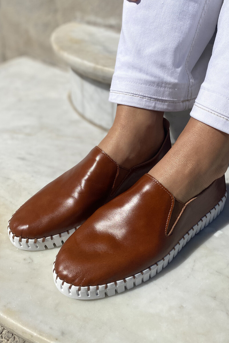 Slipper Cognac