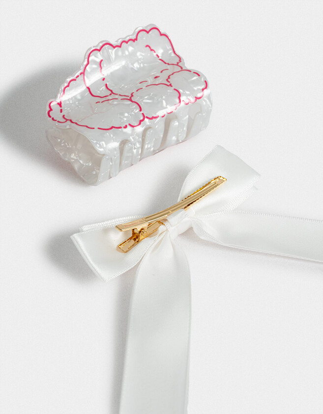 Accesorios Pelo Set Especiales Set De Accesorios De Pelo - Blanco Crudo