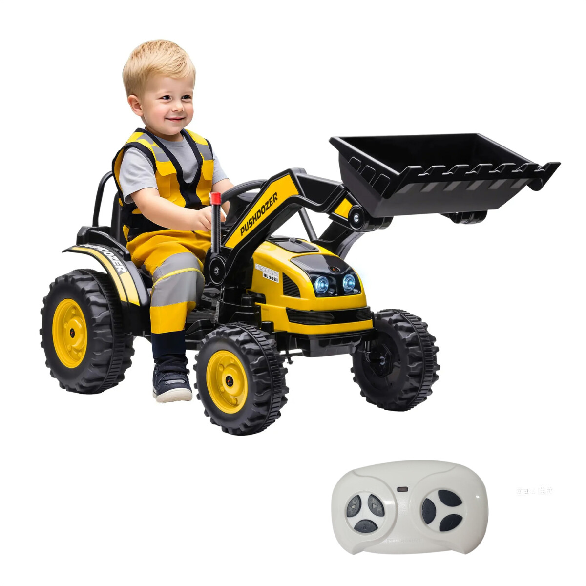 Excavadora Pala Mecánica Buggy Infantíl A Batería - EXCAVADORA INFANTIL A BATERIA BJ389 