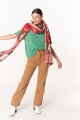 Bufanda Typo Brown