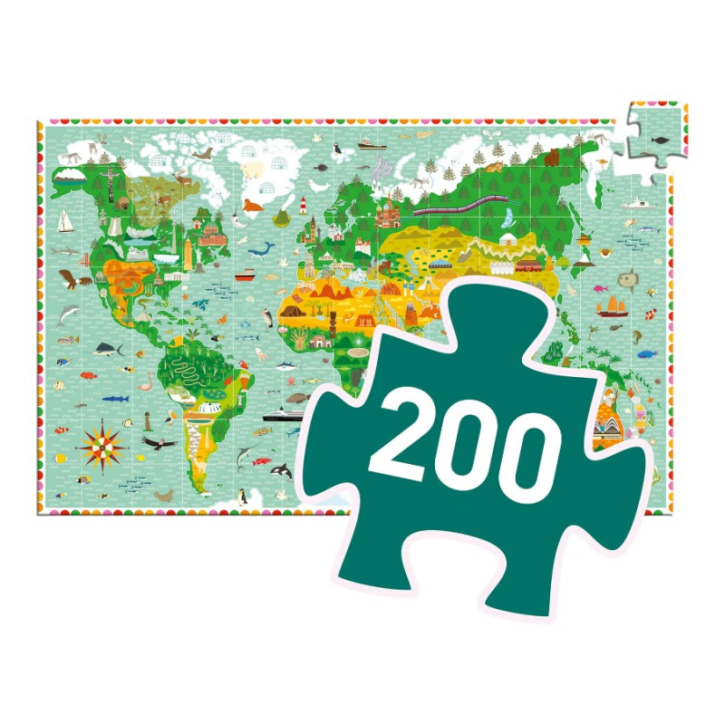Puzzle Observación Vuelta al Mundo Djeco Puzzle Observación Vuelta al Mundo Djeco