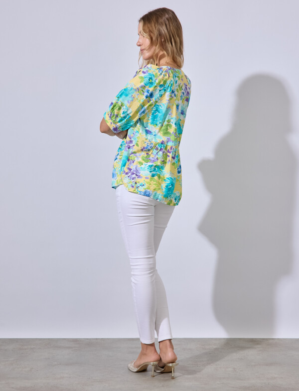 Blusa Spring MULTI/AMARILLO