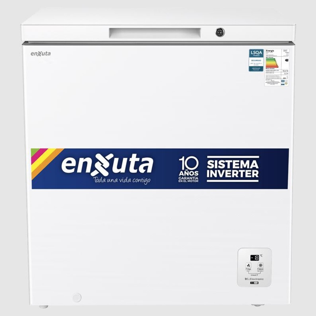 Freezer Horizontal Inverter Enxuta 198 Lts FHENXI16200 