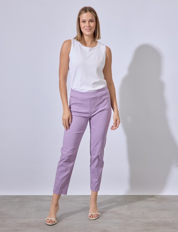 Pantalon Recto Modelador LAVANDA