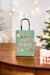 Bolsa fantasia luna 14x08x20 cm Navidad Snow holiday