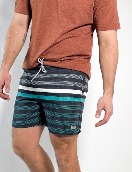 Short de baño estampado Holder Topo