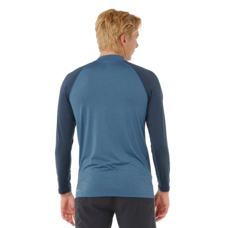 Lycra Rip Curl Shock Upf - Azul Lycra Rip Curl Shock Upf - Azul