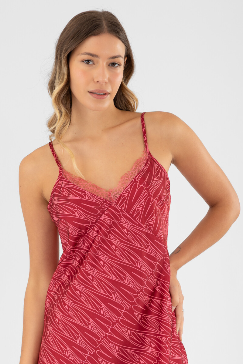 Camison san valentin Rojo