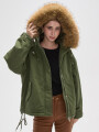 Campera Miren Verde Oliva Oscuro