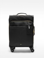 Maleta De Viaje De Nylon Con Colgante negro