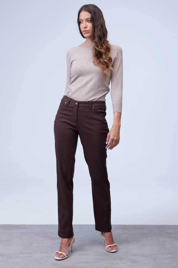 Pantalon Recto MARRON