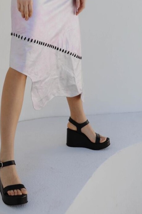 Sandalia Elegante Sport Negro