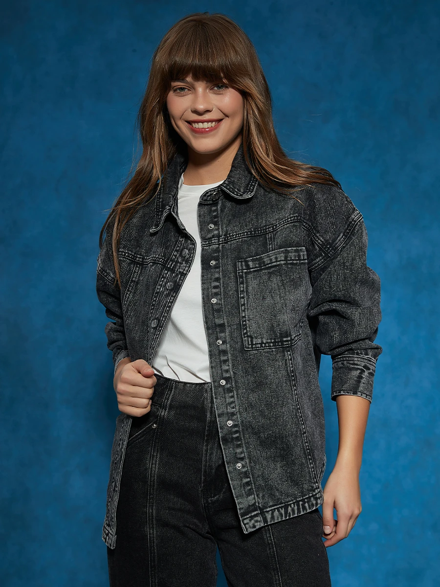 SOBRECAMISA LARA - NEGRO 
