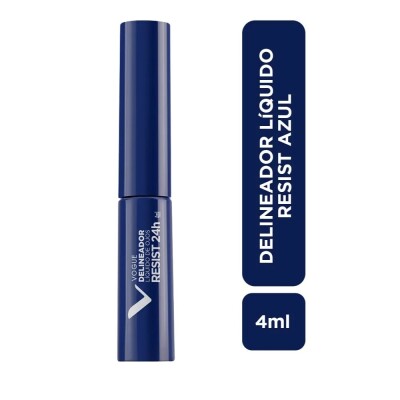 Delineador De Ojos Vogue Liq. Resist Azul 4 Ml. Delineador De Ojos Vogue Liq. Resist Azul 4 Ml.
