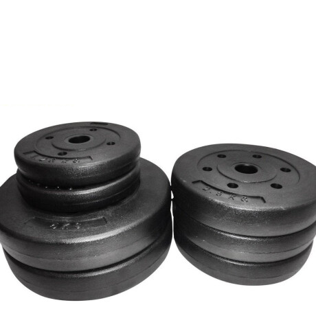 Set 2 Mancuernas Macizas + Barra 1.8m + 60 Kg Pesas 4x10kg-4x5kg