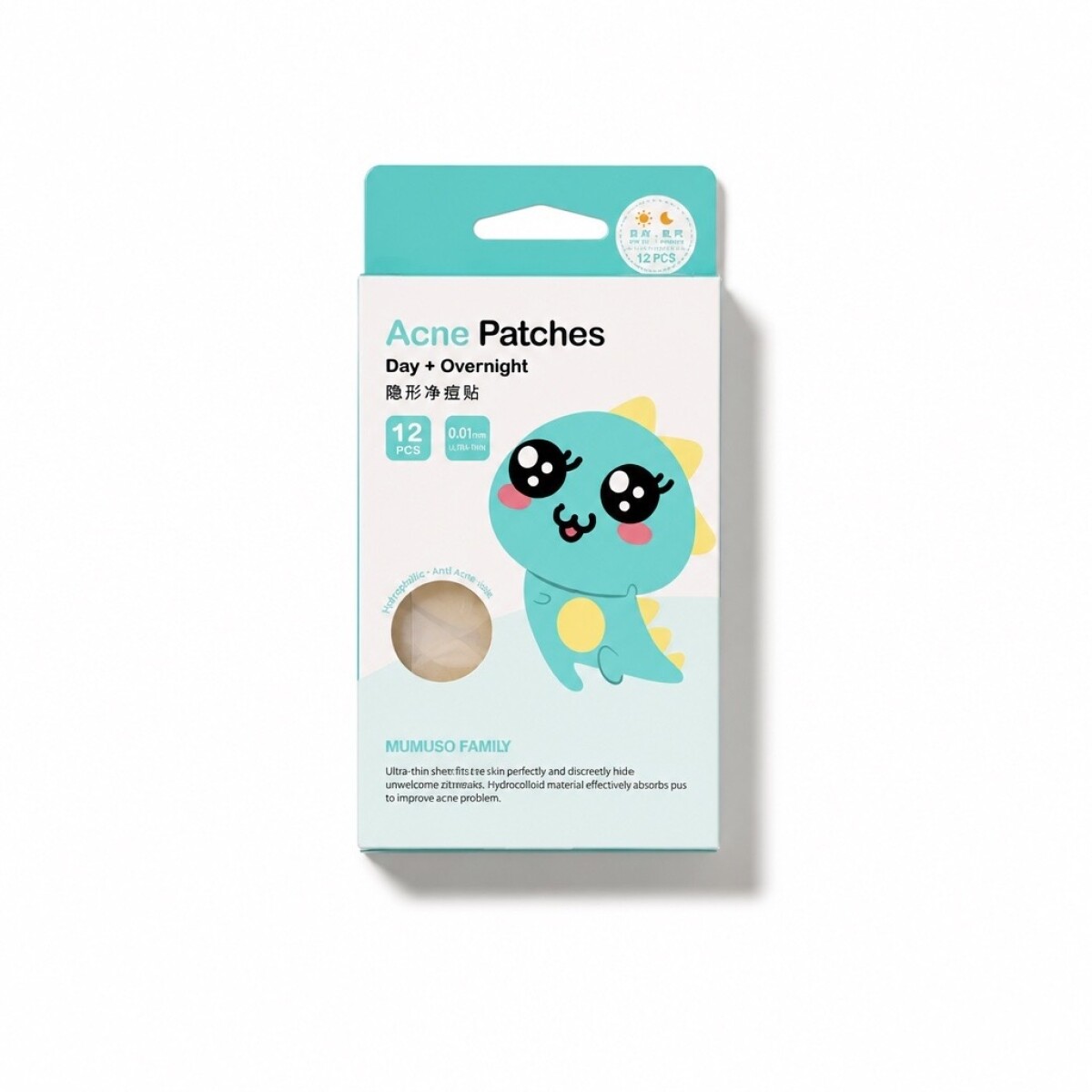 PARCHES PARA ACNÉ PARA USO DIURNO Y NOCTURNO (6 PARES). 
