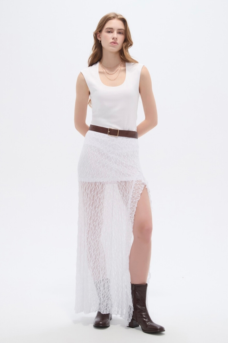 Falda Lokil - Blanco 