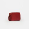 Mini Bag Lane En Efecto Cuero Zaffiano Rojo