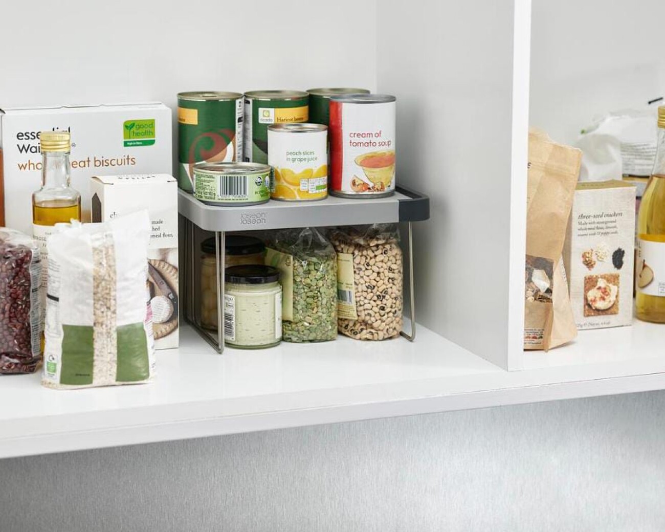 Estante desplegable CupboardStore™ (gris) Estante desplegable CupboardStore™ (gris)