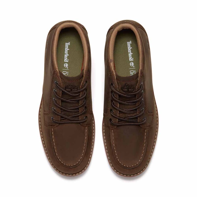 Redwood Edge Mid Chukka Dark Brown Full Grain