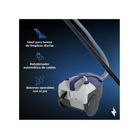 Aspiradora Trineo Voltio 900W Cable 5 metros 2lt Aspiradora Trineo Voltio 900W Cable 5 metros 2lt
