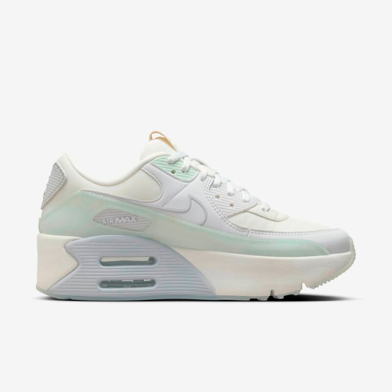 Championes Air Max 90 Lv8 de Mujer Crema
