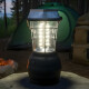 Farol recargable con dinamo solar 12 V NEGRO