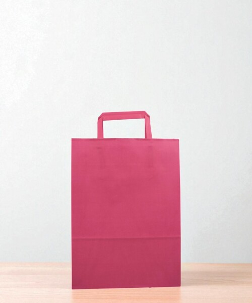 Bolsa lisa acuario 22x10x30 cm FUCSIA