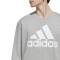 Buzo de Hombre Adidas Essentials French Terry Gris - Blanco