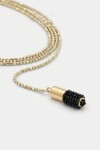 COLLAR LONG TASSEL Dorado